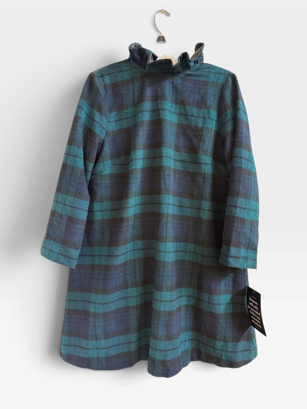 NWT Tuckernuck Blackwatch plaid Daphne dress - Picture 9 of 10